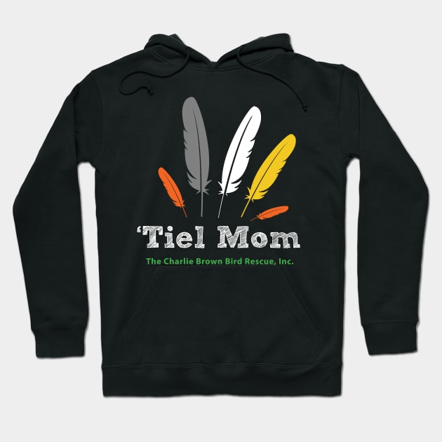 CB tiel mom - white type Hoodie by Just Winging It Designs